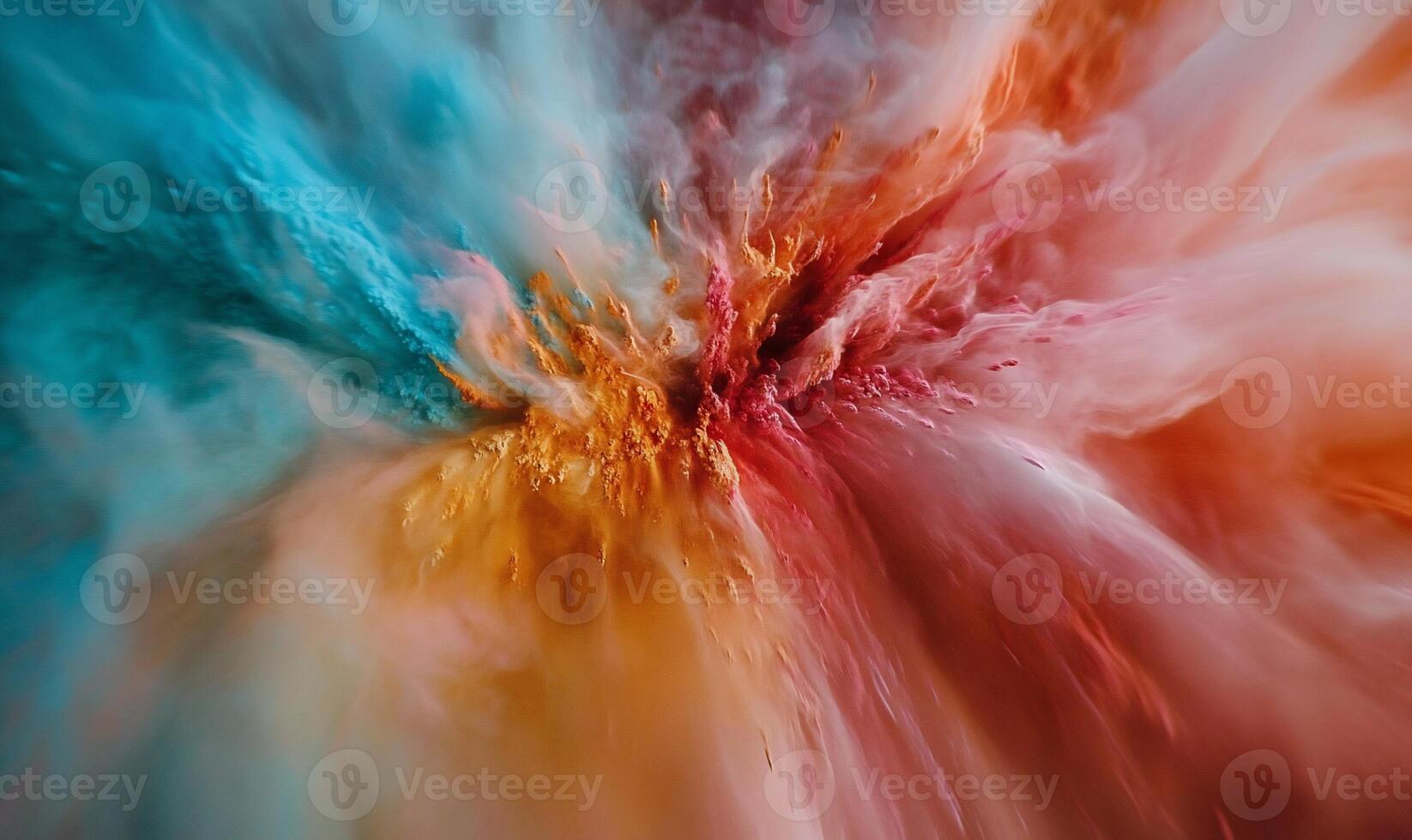 Vibrant explosion of color. Abstract, dynamic, and colorful photo
