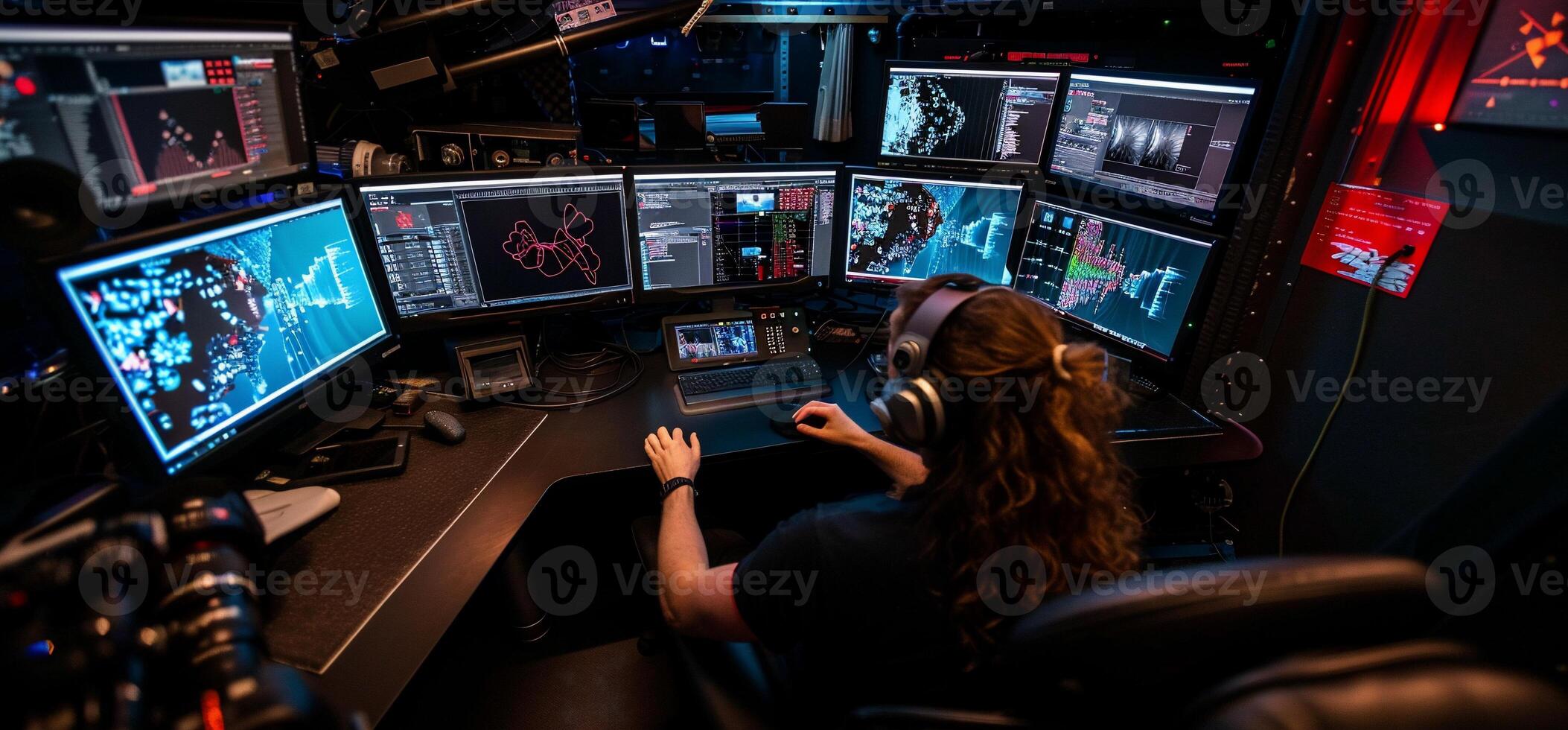 Complex Data Analysis in a High-Tech Workstation photo