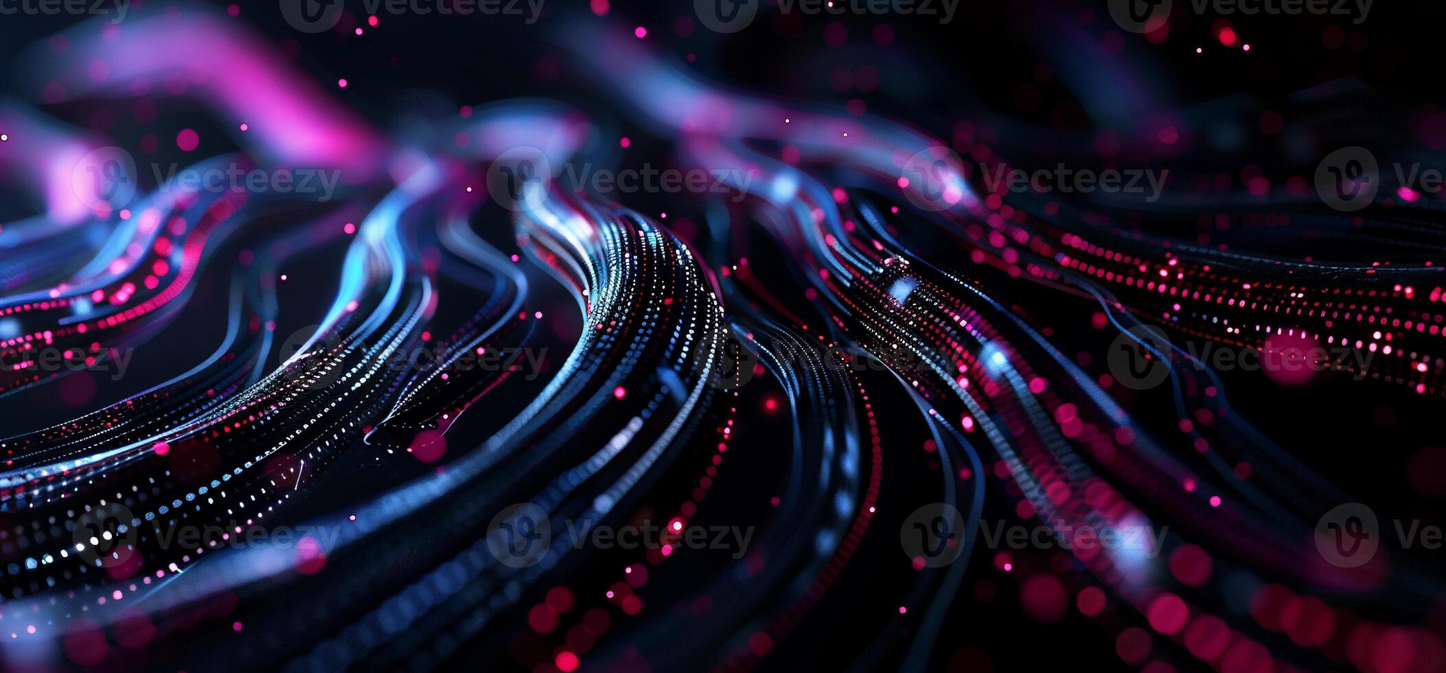 Abstract Digital Flow photo