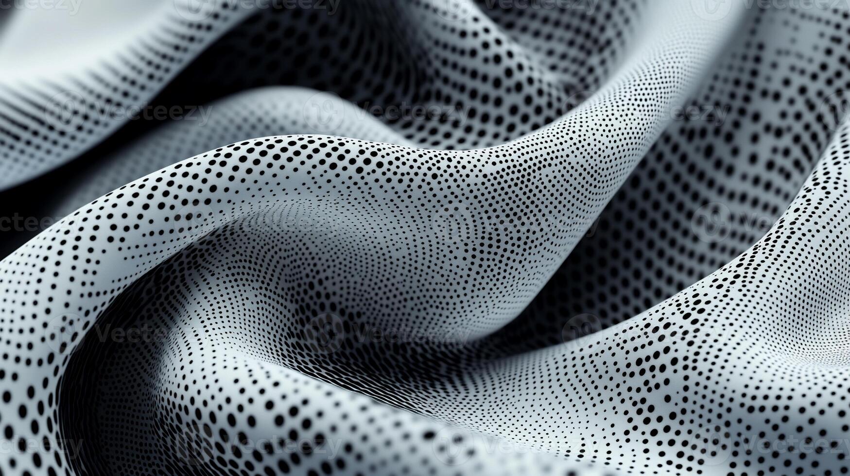 Abstract textile design with dotted pattern photo