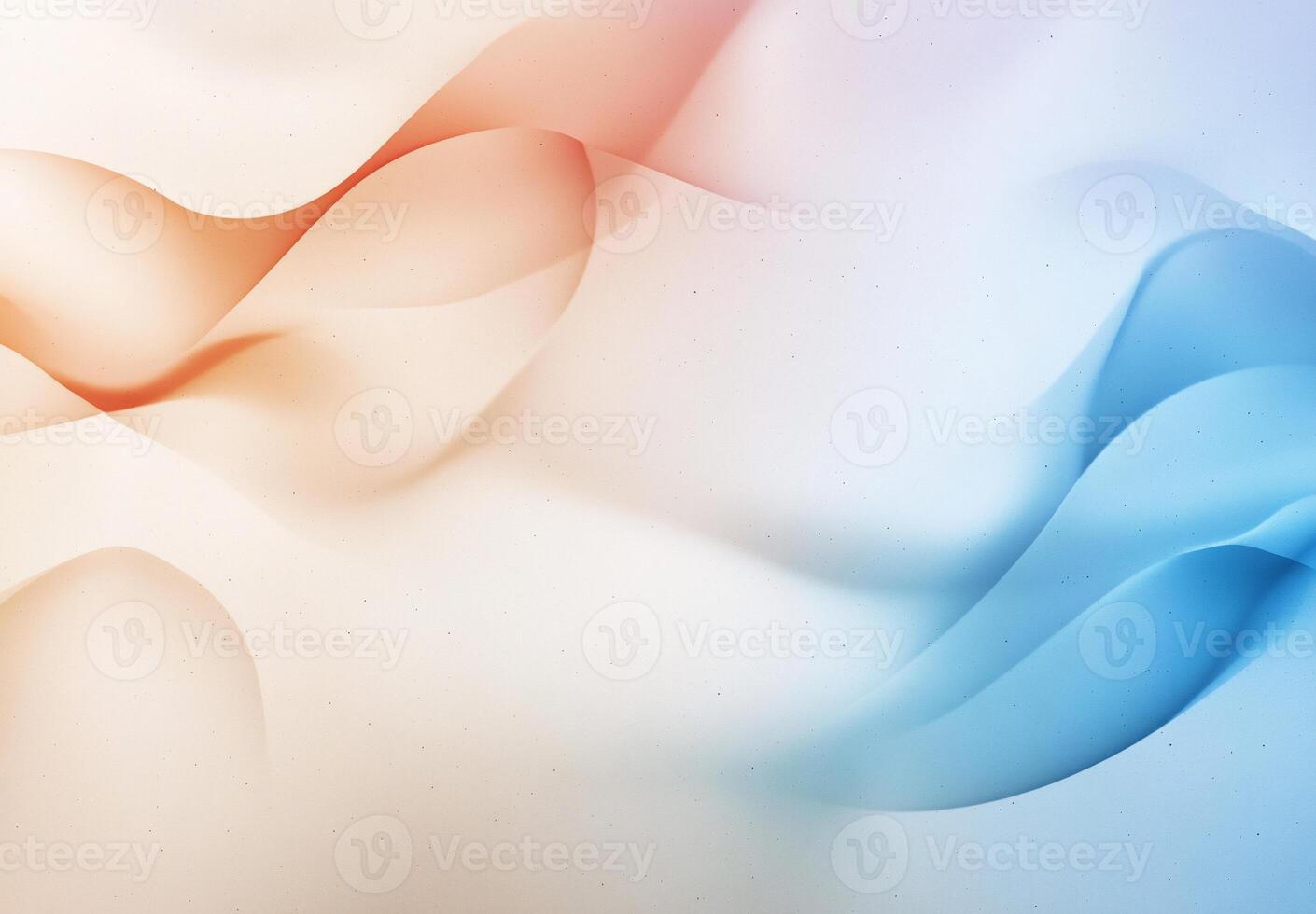 Abstract flowing shapes in soft pastel colors photo