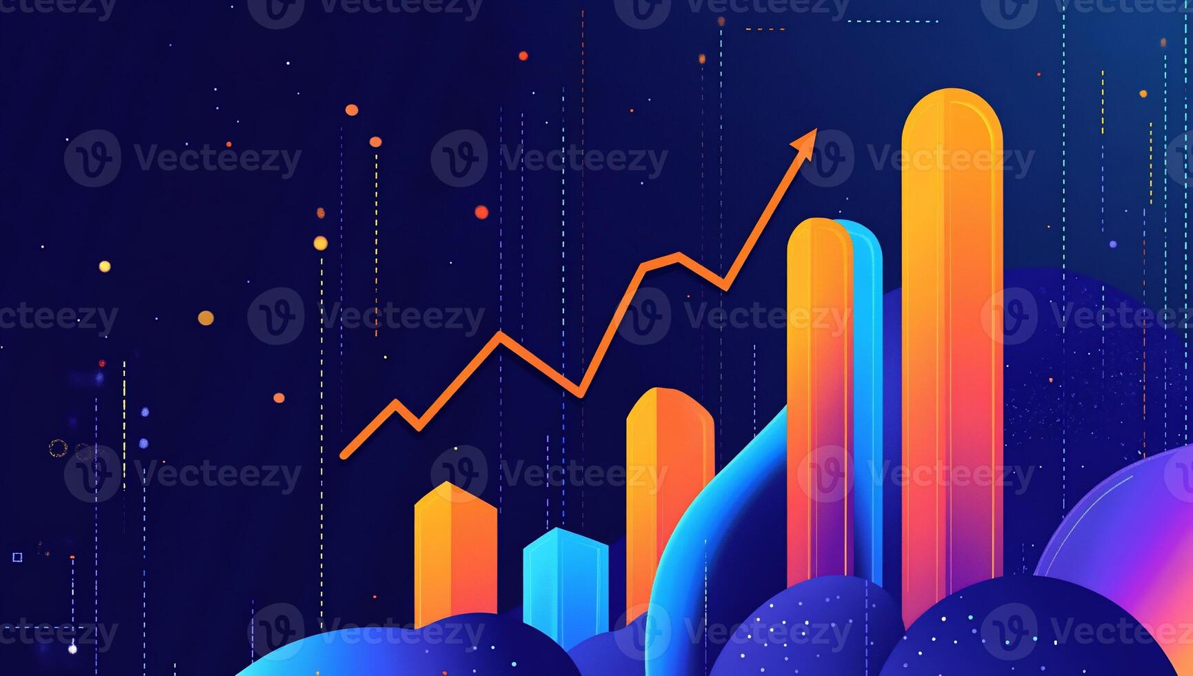 Growth chart, modern design photo
