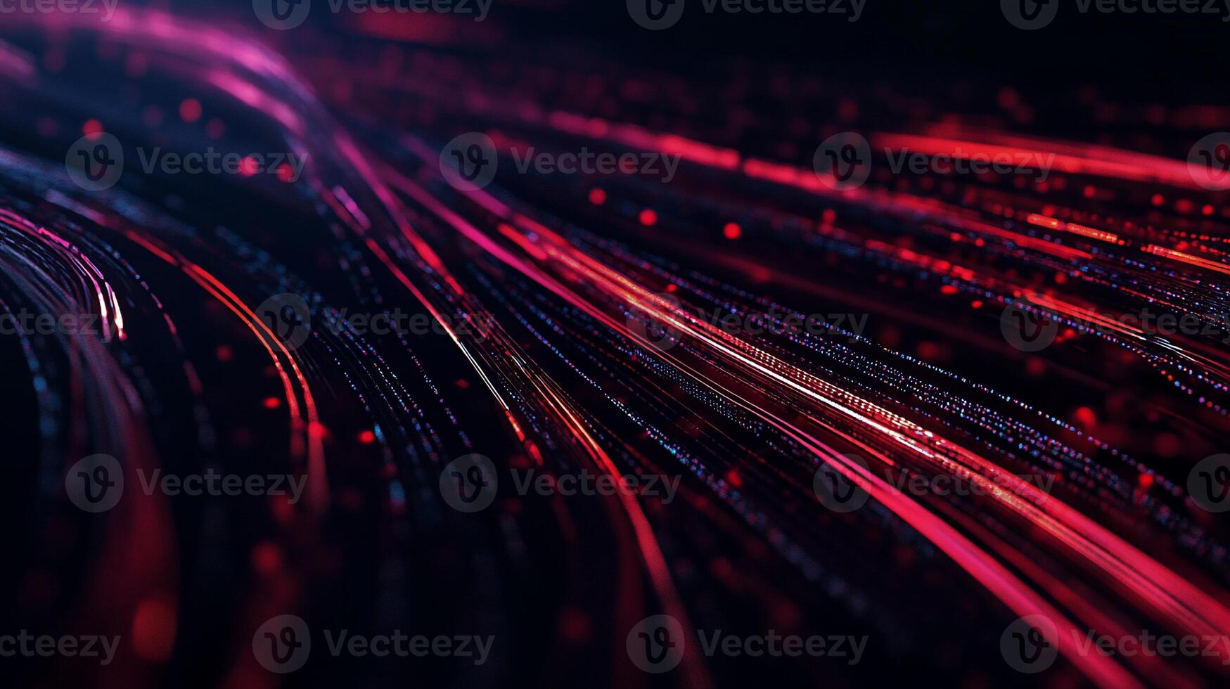 Abstract digital network stream. Dynamic data flow photo
