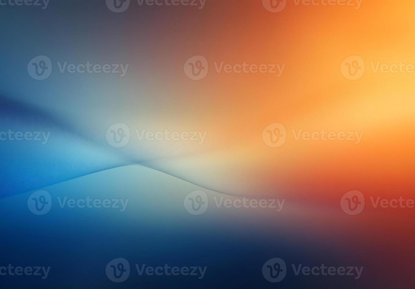 Abstract blend of vibrant colors. Soft gradients create smooth transitions between blue and orange hues. A subtle wave pattern is implied through the color shifts photo