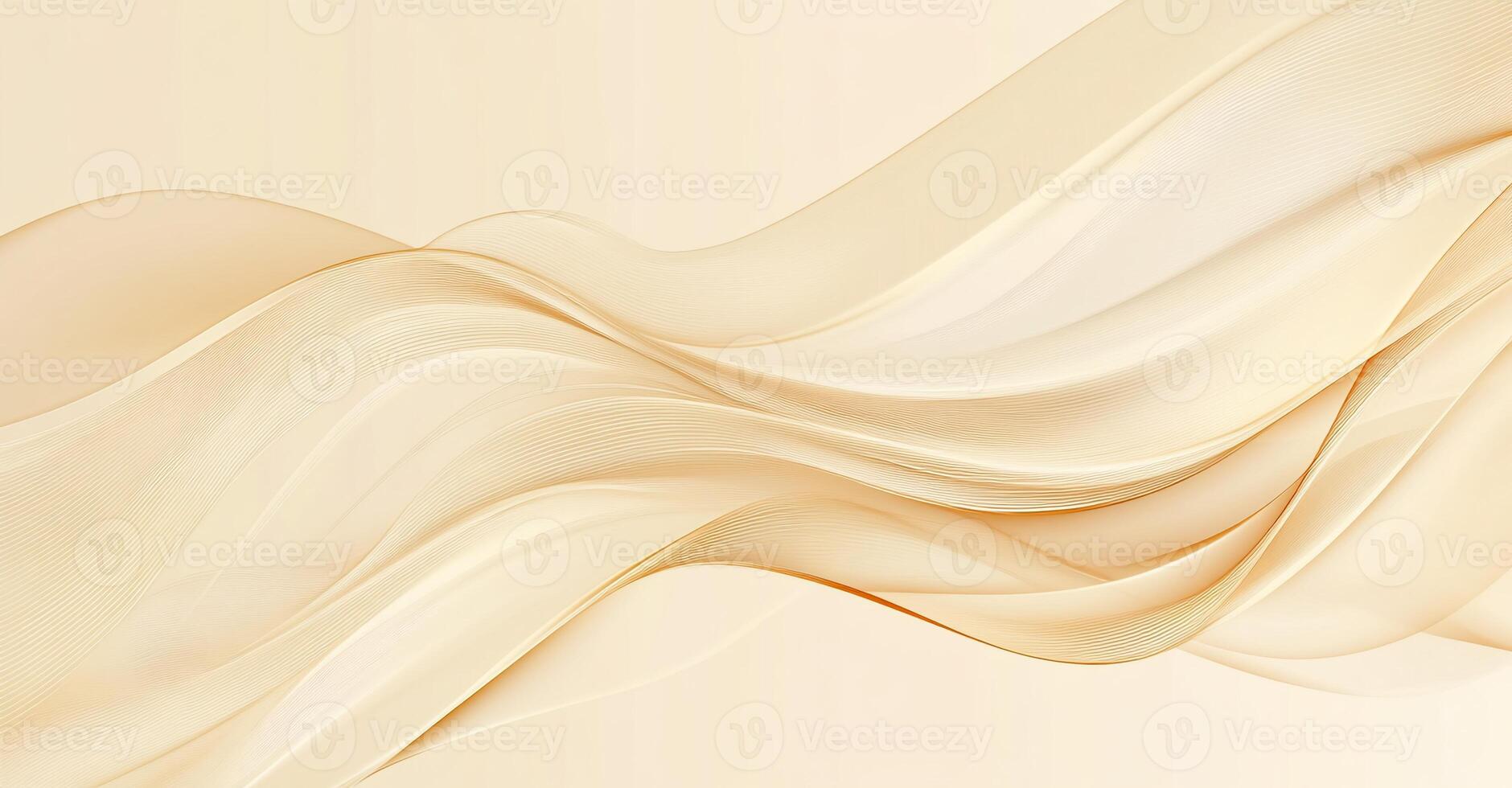 Abstract flowing fabric design in a soft beige tone photo