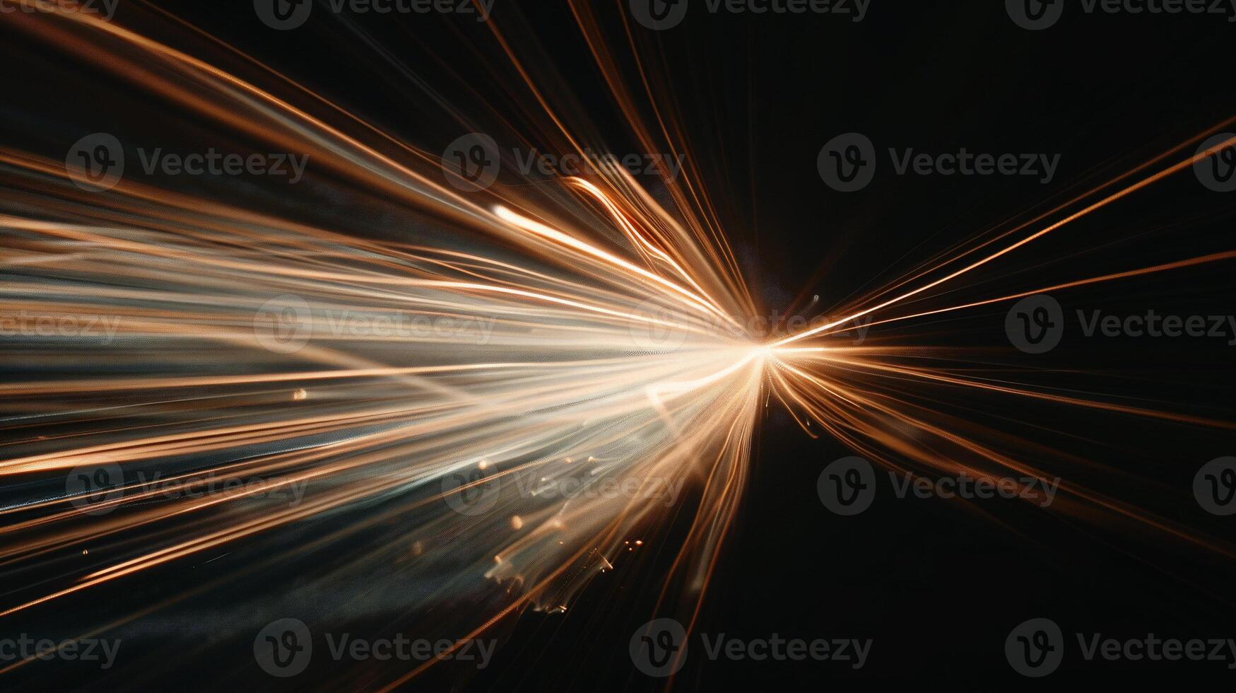 Abstract burst of light streaks photo