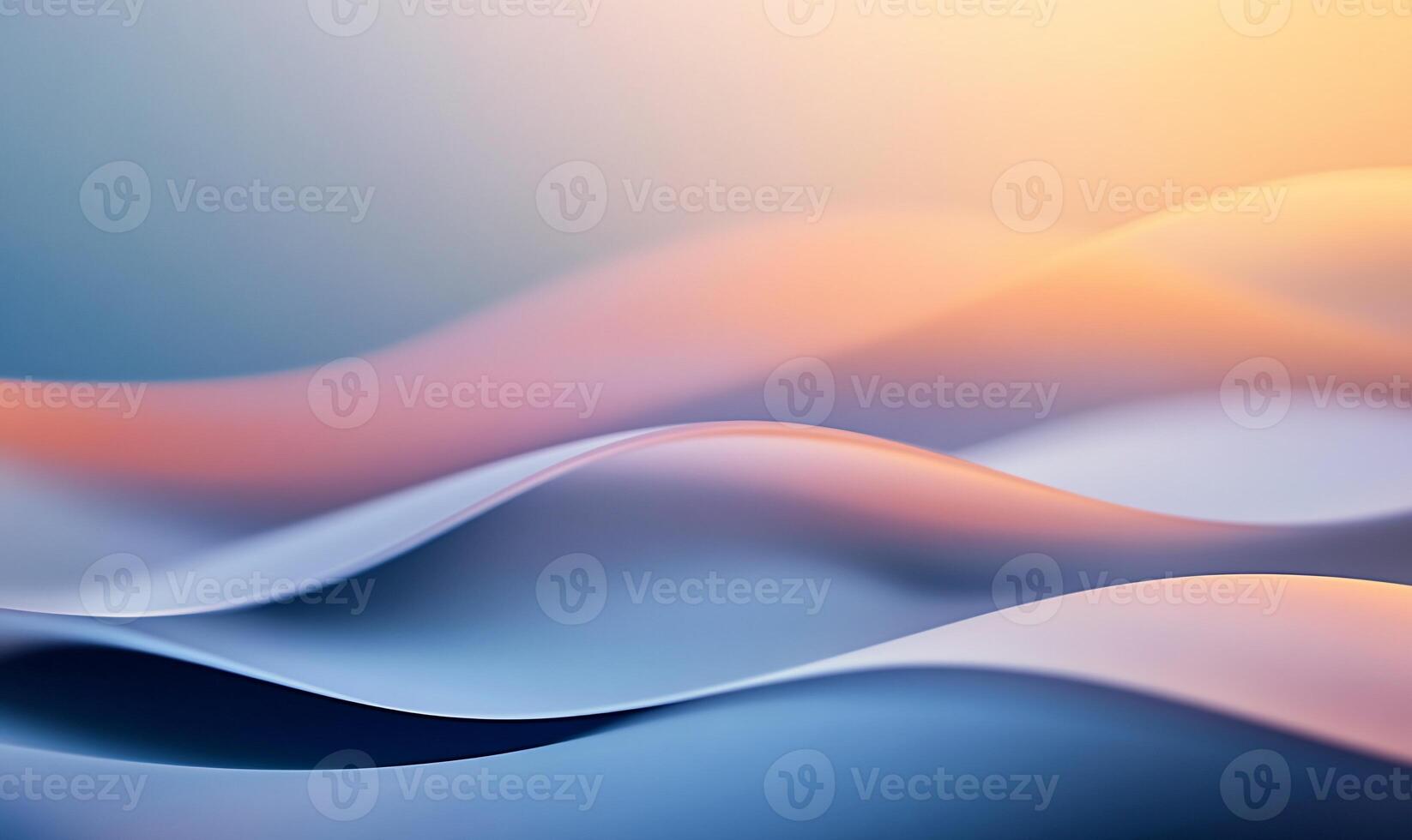 Abstract wavy design with soft color gradients photo