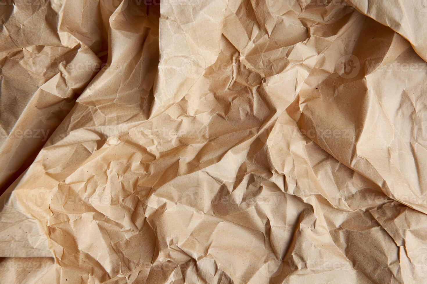 A close up of a crumpled piece of paper photo