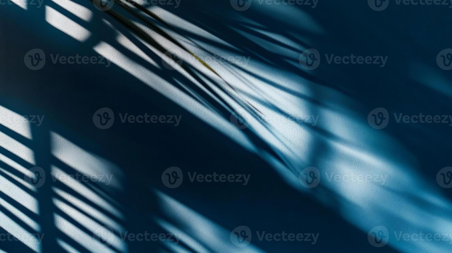 Shadow play on deep blue photo