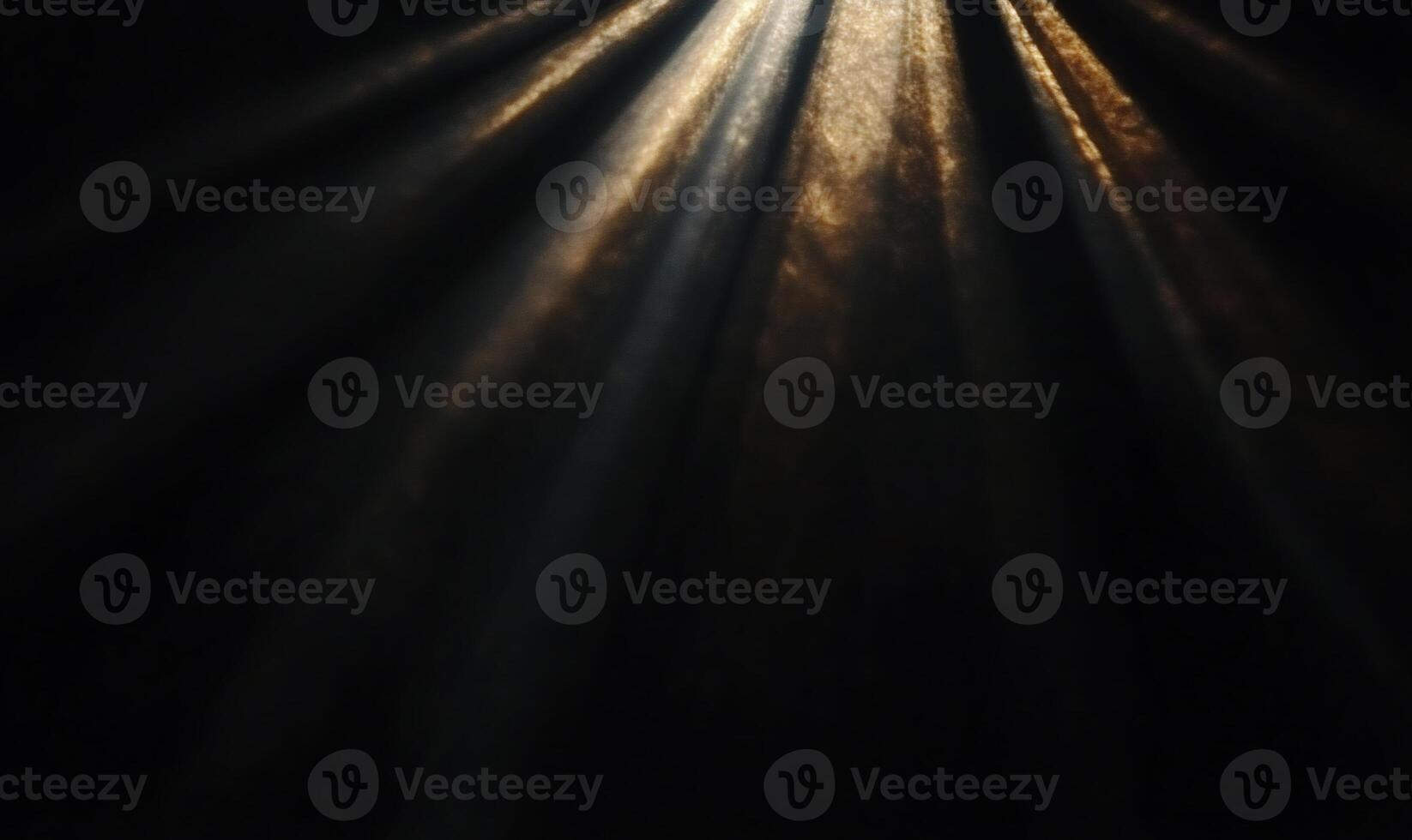 Light rays illuminating dark fabric photo
