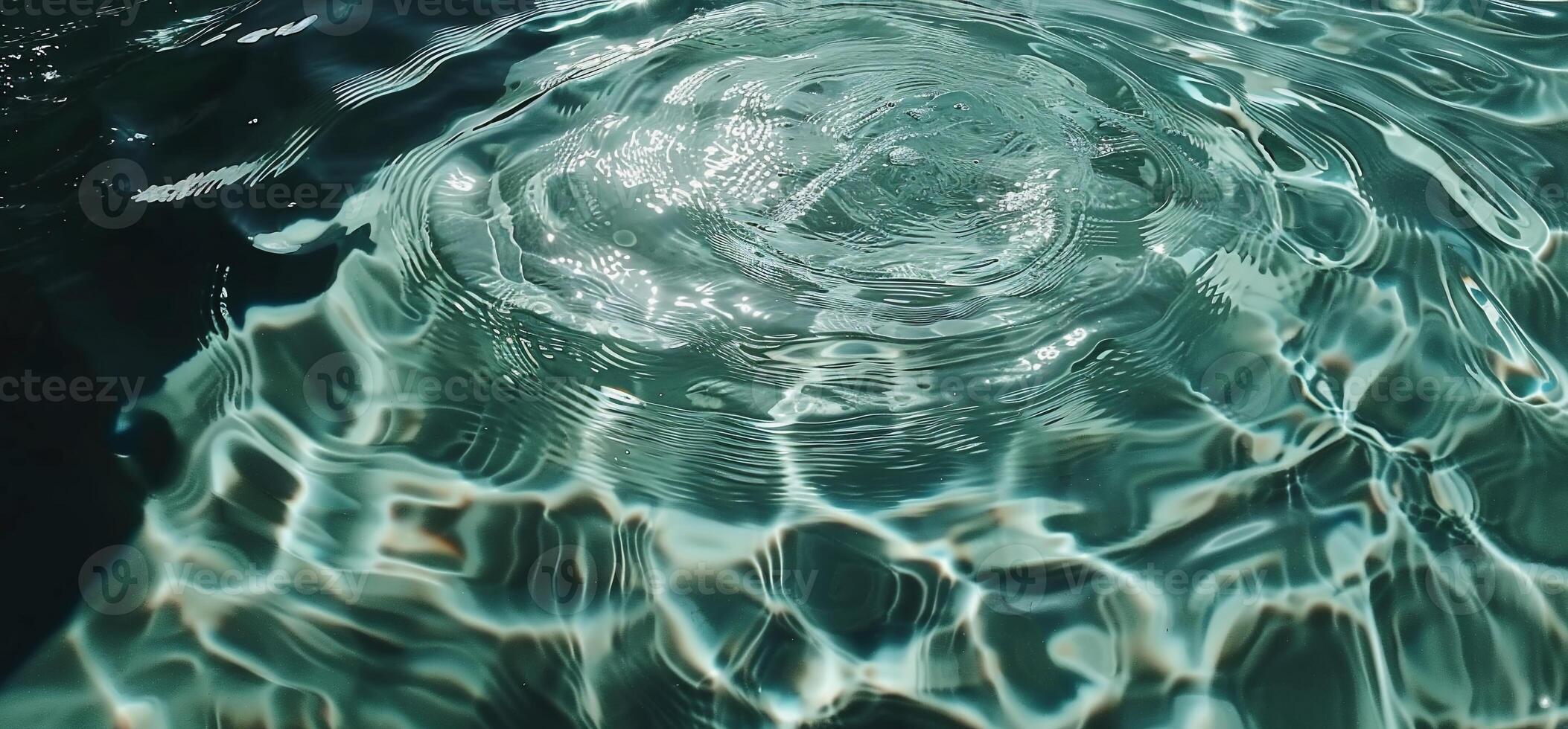 A close up of a wave in a pool photo