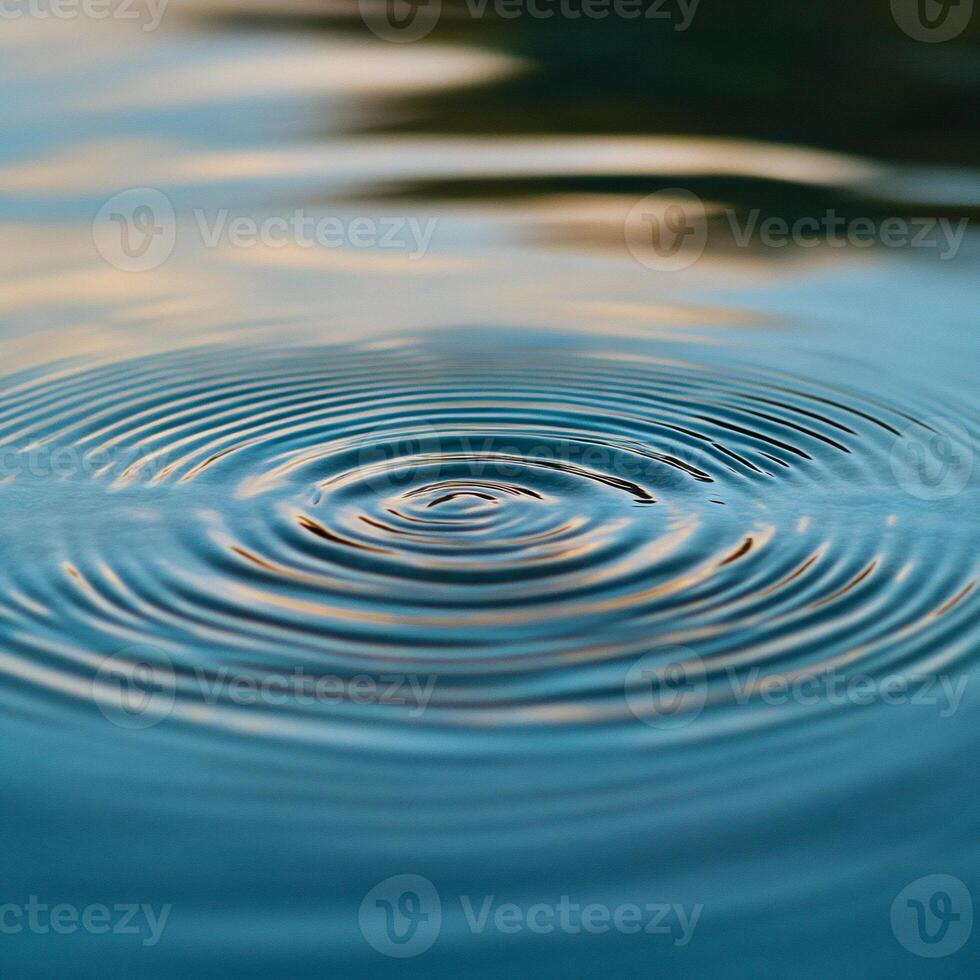Ripples on water surface photo