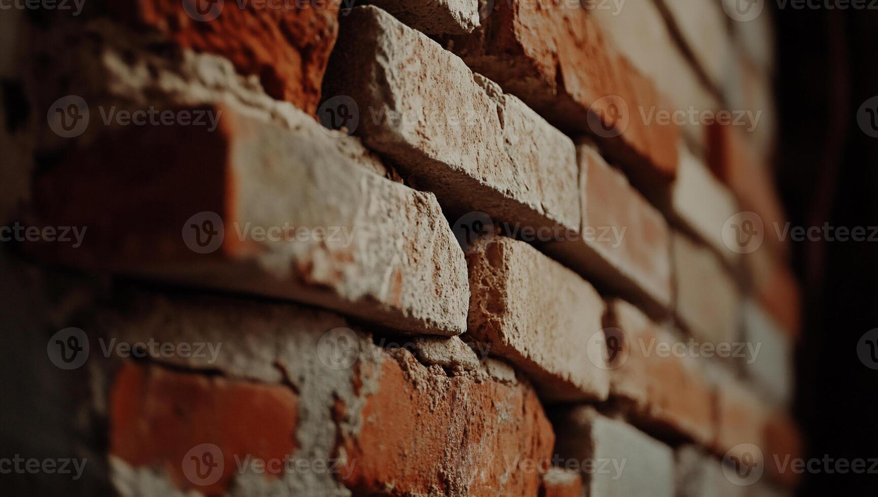 Aged brick wall texture photo