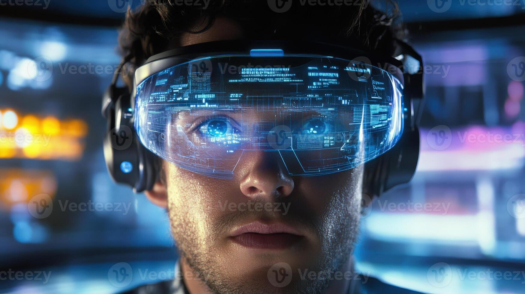 Virtual reality experience in dynamic setting photo