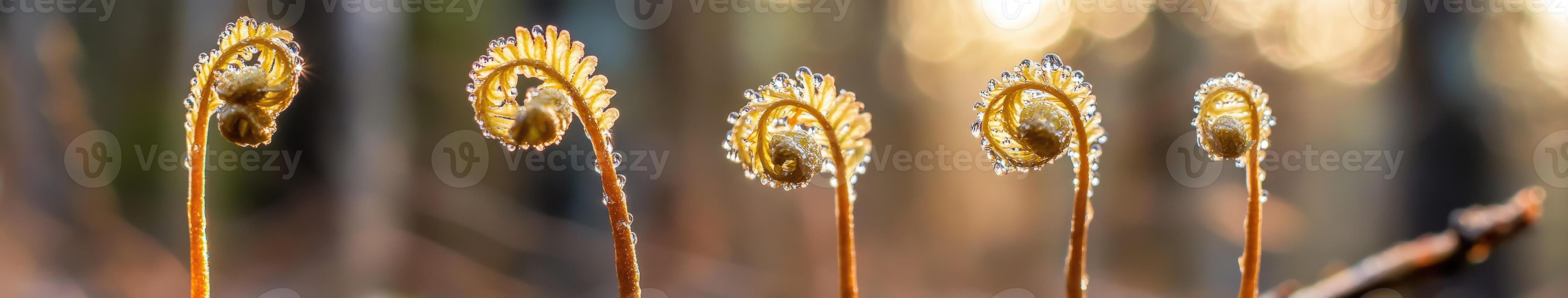 Fern fonds in morning light photo