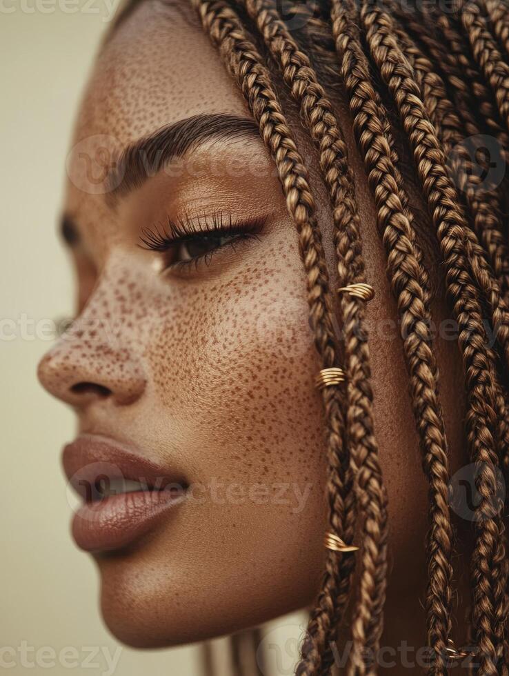 Boho braids showcase unique style and beauty photo