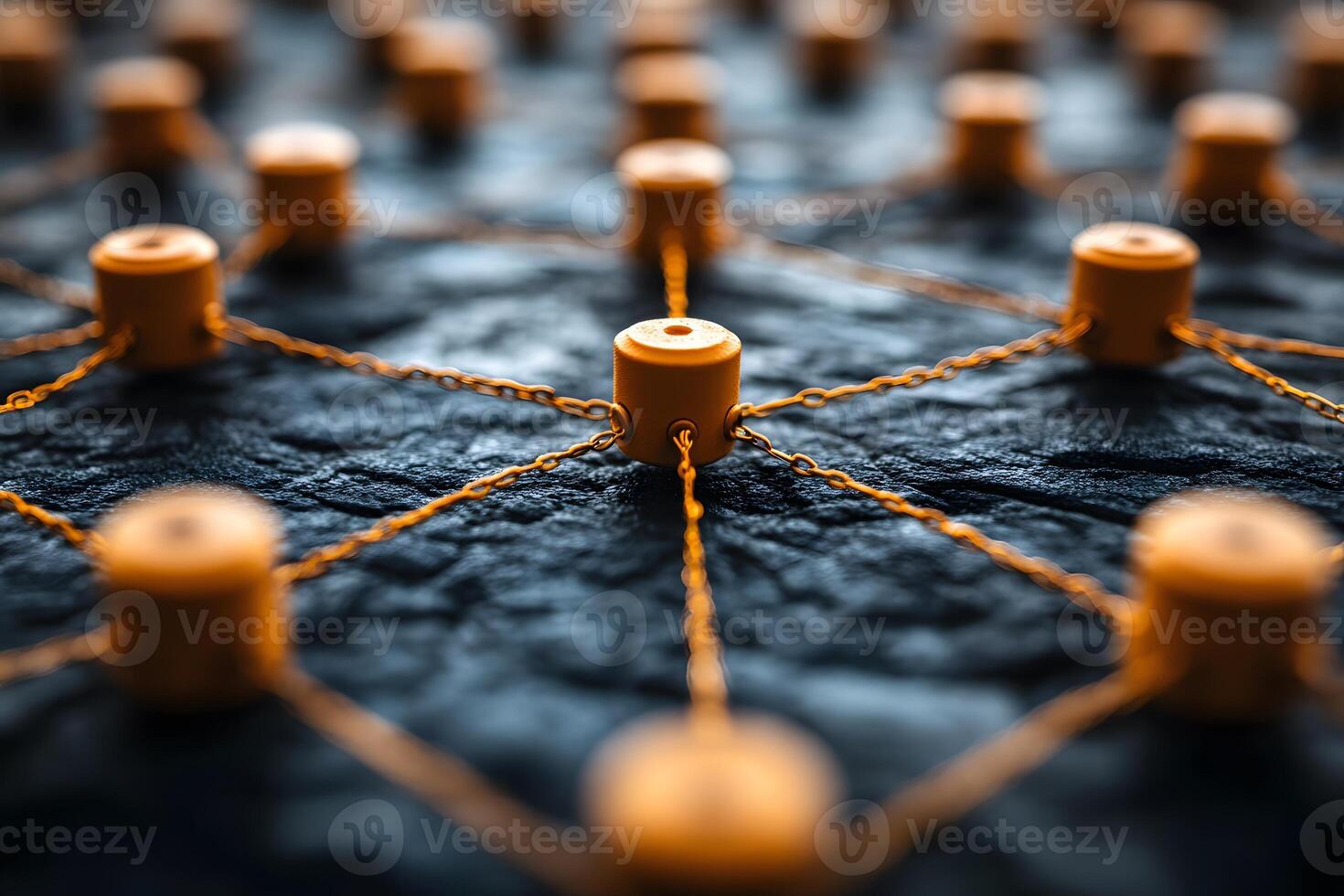 Network Nodes on Textured Surface - Connectivity and Technology Concept for Digital Infrastructure Design photo