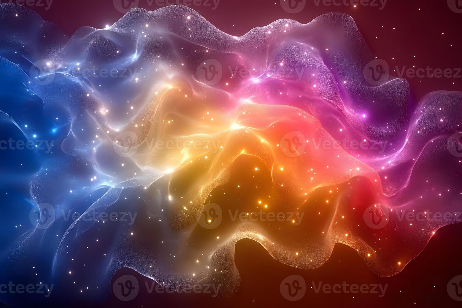 Colorful Cosmic Nebula - Abstract Space Background for Digital Art and Design photo