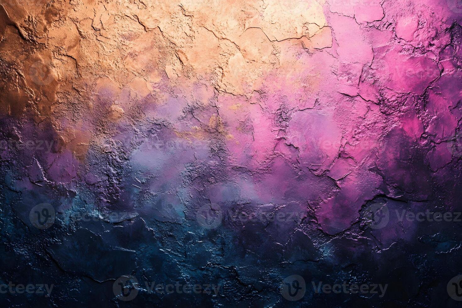 Abstract Textured Gradient Surface with Gold, Purple, and Blue Hues for Artistic Design photo