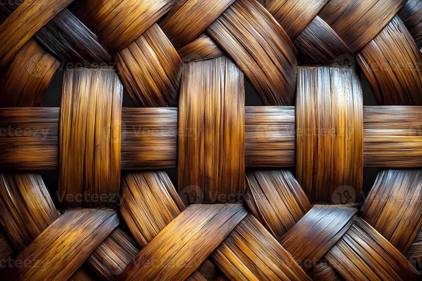 Intricate Woven Bamboo Texture for Natural Decor and Design Projects photo