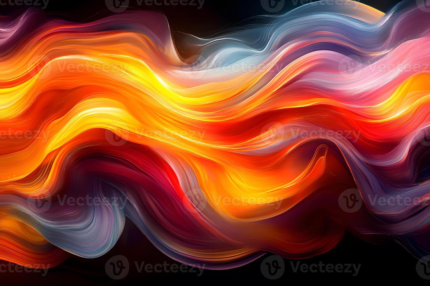 Mesmerizing Abstract Fluid Art with Vibrant Swirling Colors for Creative Design photo