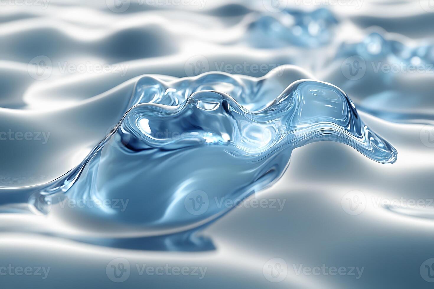 Abstract Water Wave Patterns in Liquid Art for Creative Design photo
