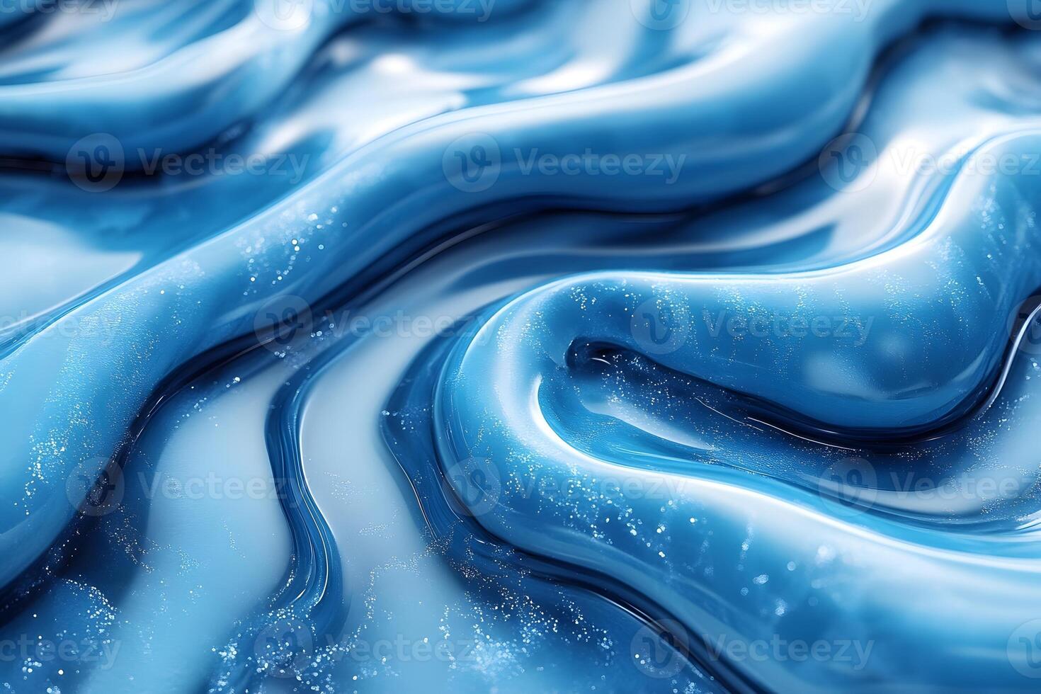 Abstract Blue Liquid Waves Texture for Modern Design Projects photo