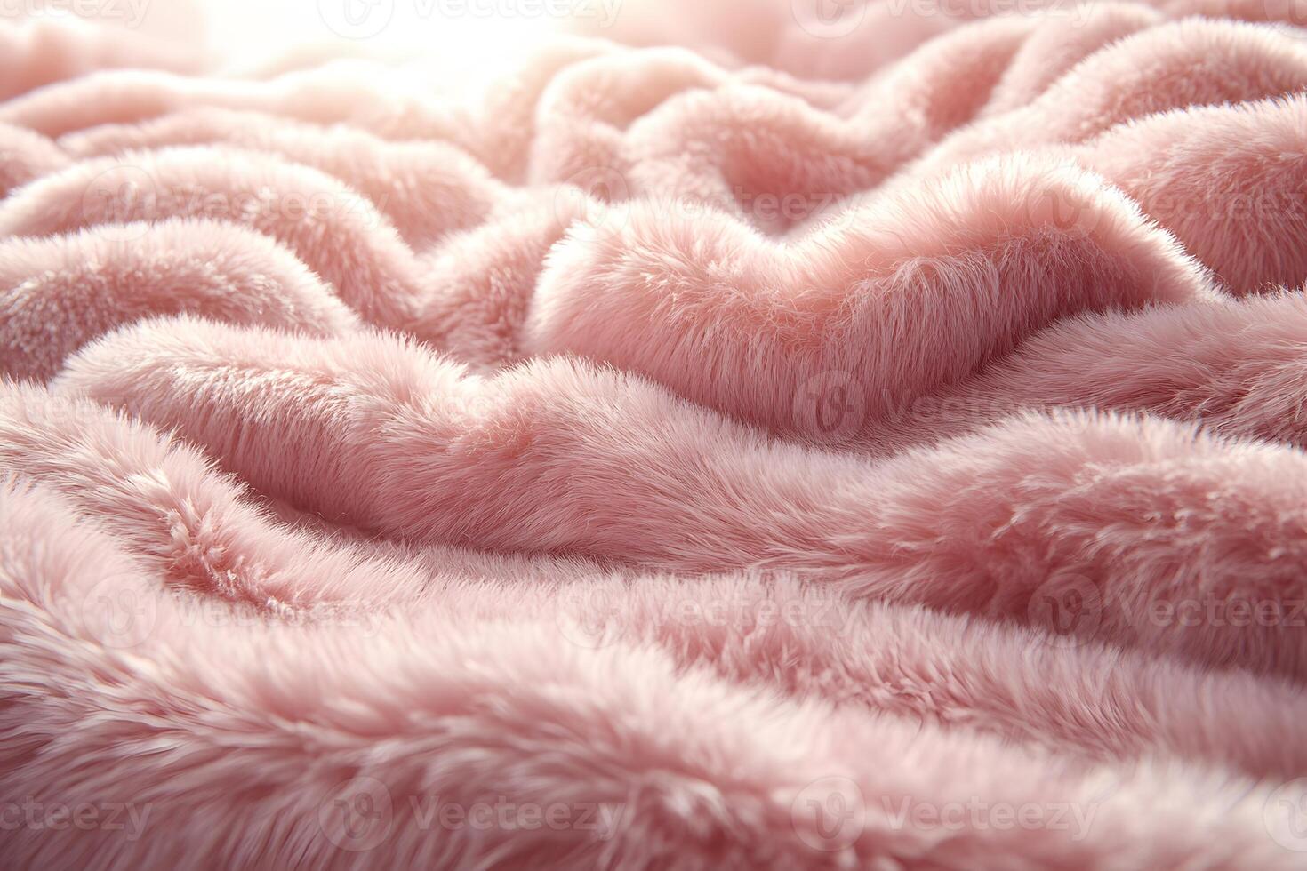 Soft Pink Plush Fabric Texture Background for Cozy Design Projects photo