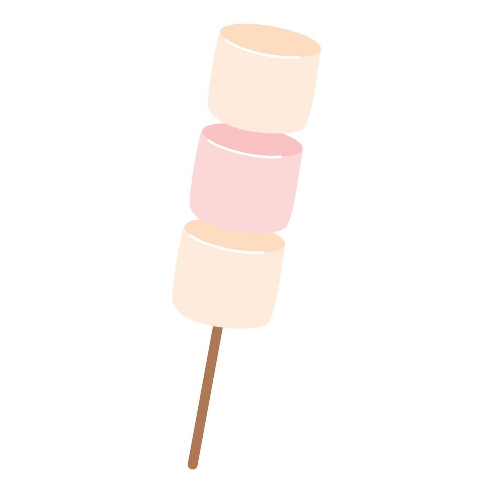 Wedding Decorative Marshmallow on Sticks vector