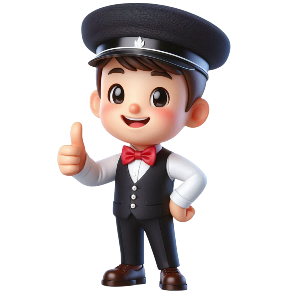 Uniform Giving Thumbs Up png