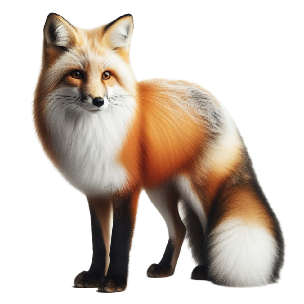 Majestic Red Fox in Forest png