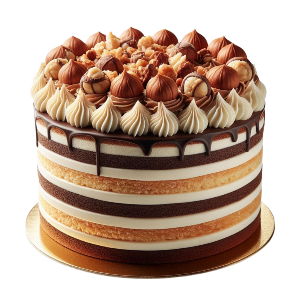 Chocolate Cake with Whipped png