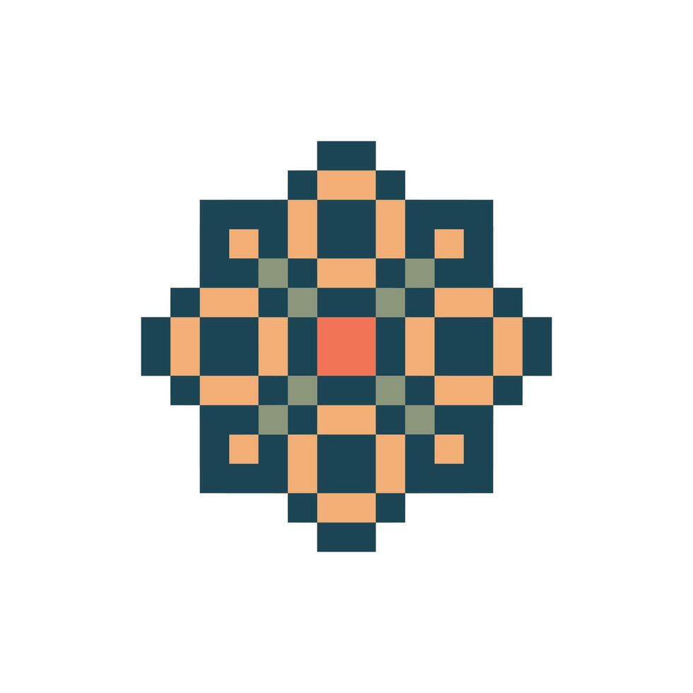 creative border pixel art vector