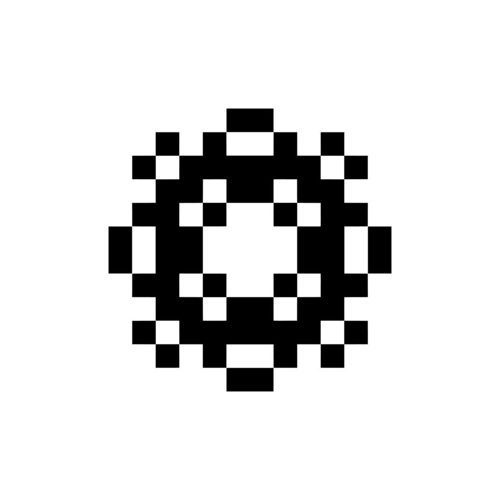 decorative stripe pixel art pattern soft symmetrical effect vector