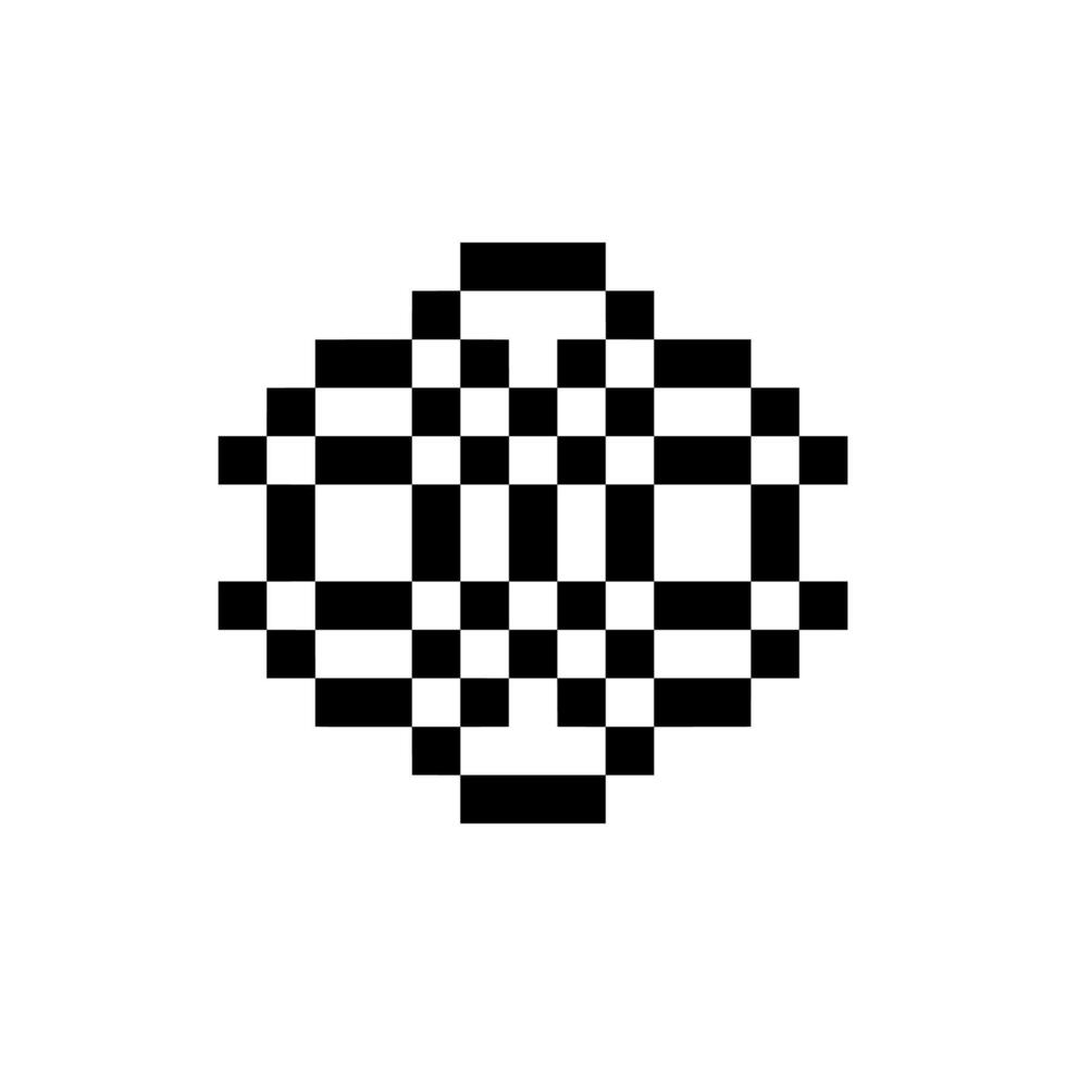 artistic scroll pixel art vector