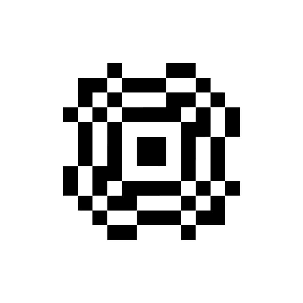 detailed border pixel art element classic artistic touch vector