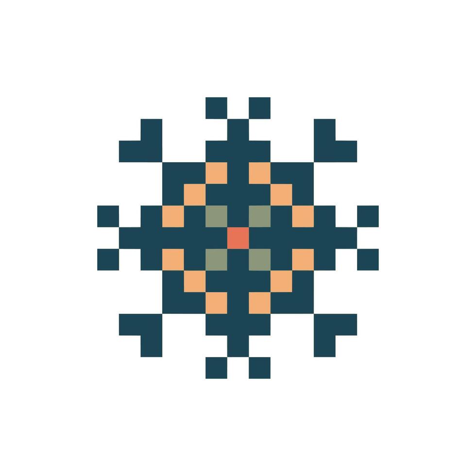 creative stripe pixel art vector