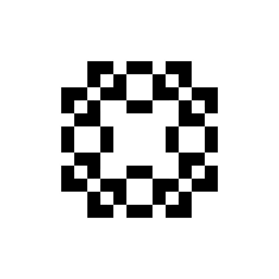 unique texture pixel art decoration detailed old-school theme vector