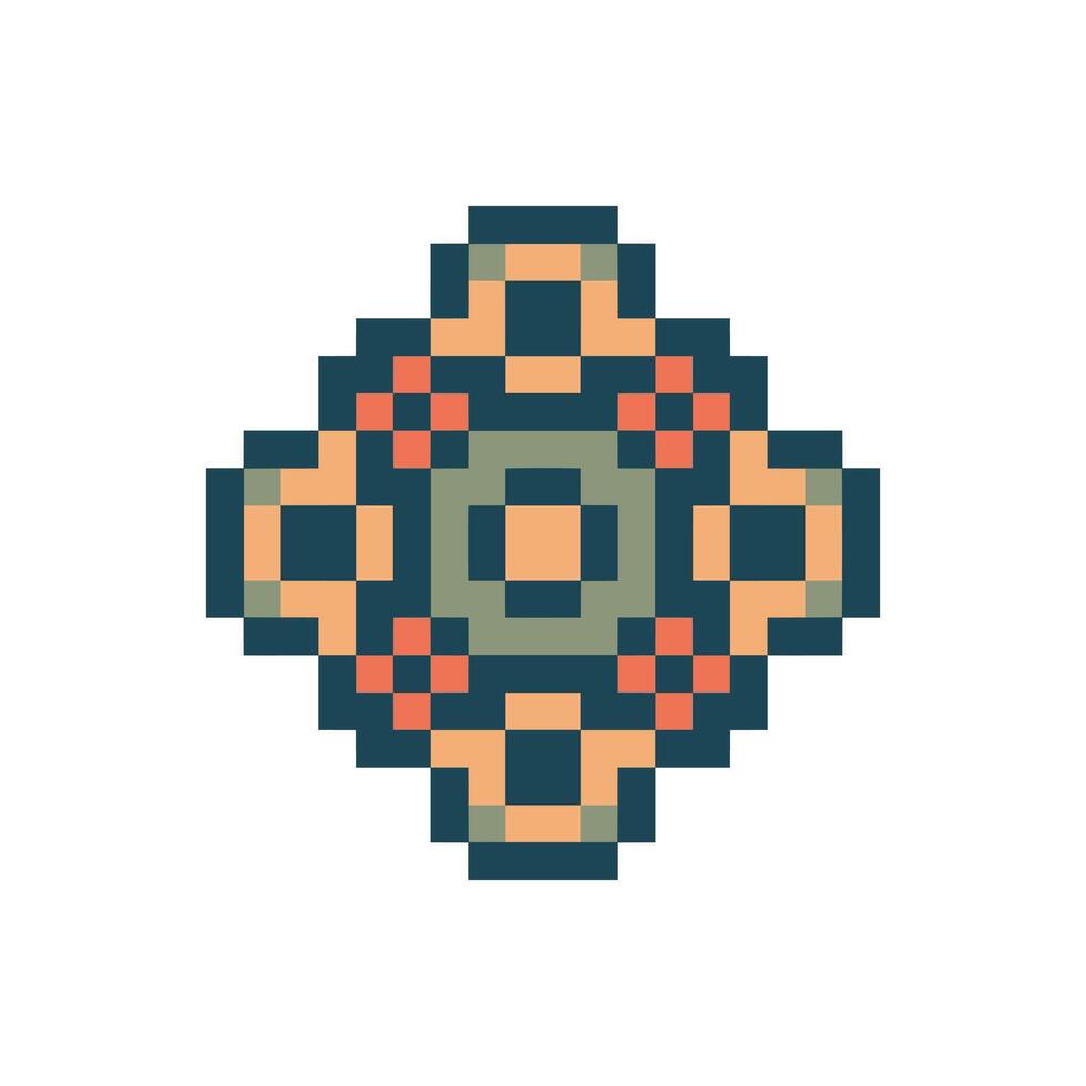 bold texture pixel art vector