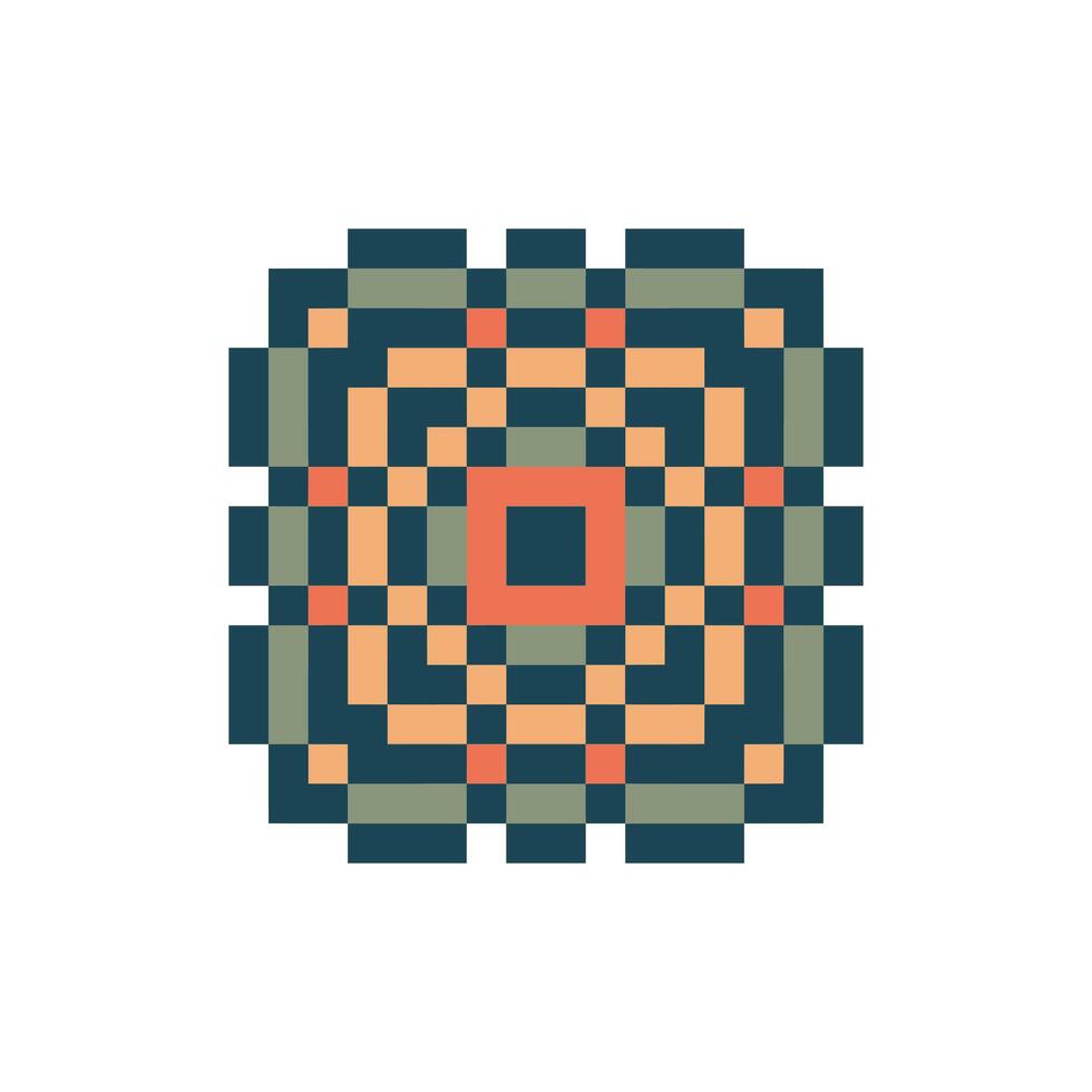 elegant shape pixel art texture clean old-style design vector