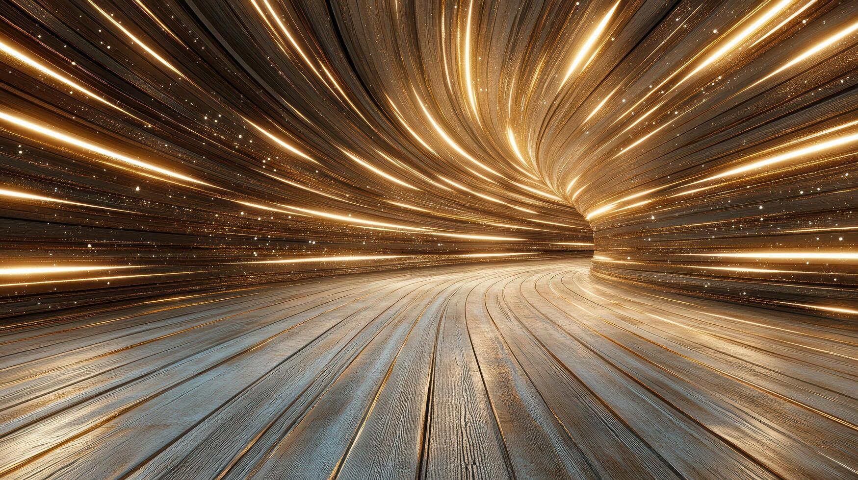 Bright, vibrant lines create abstract representation of motion and light photo