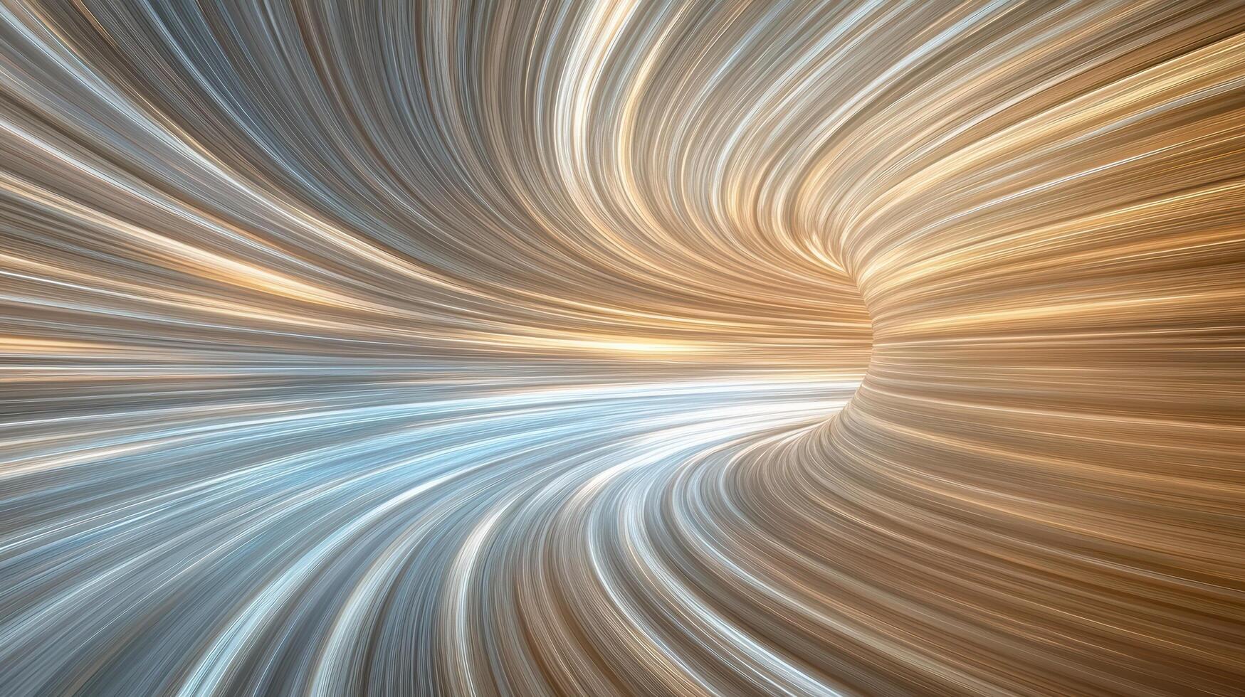 Dynamic light trails create intricate patterns in motion photo