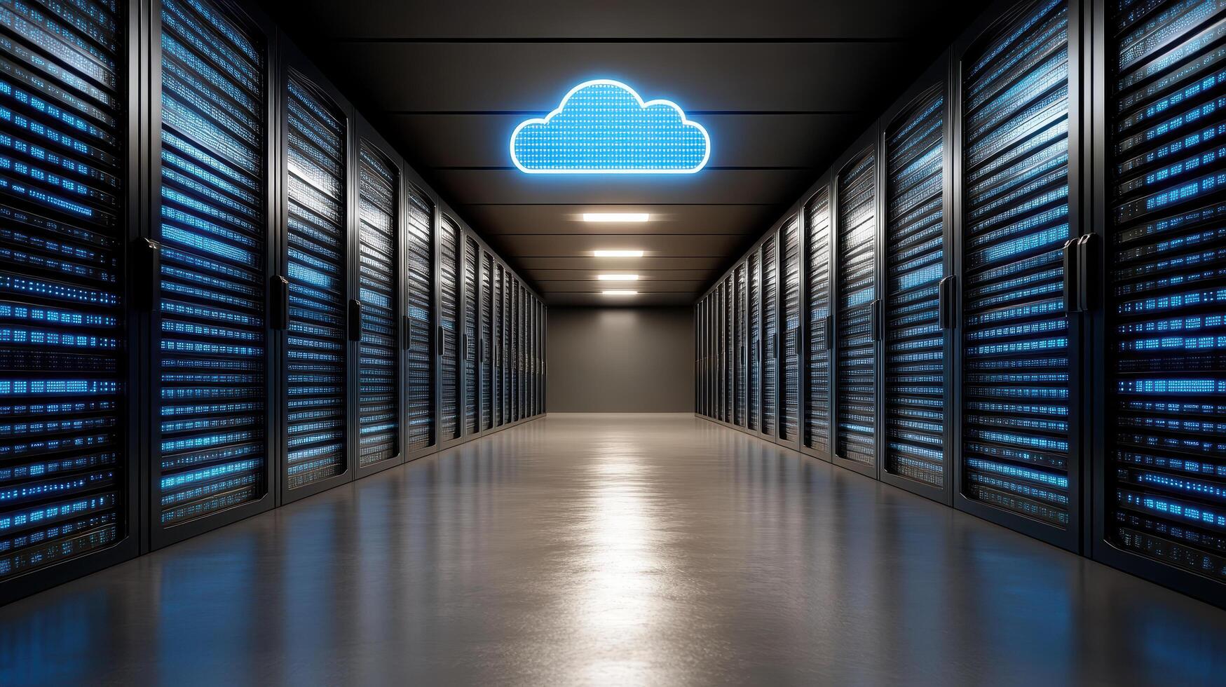 Cloud computing in the data center photo
