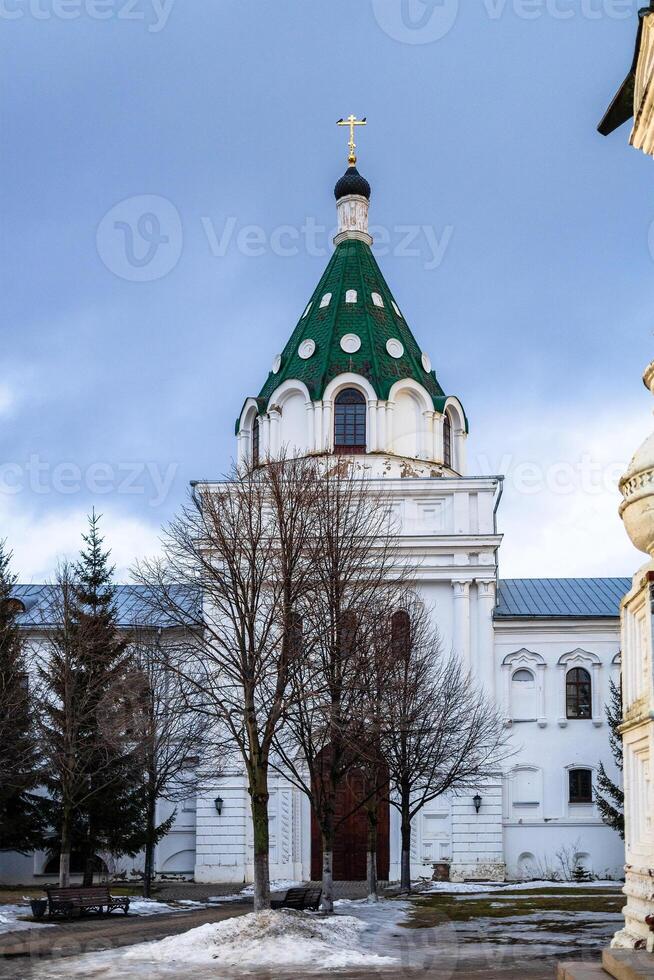gate tower of Ipatiev Monastery in Kostroma city photo