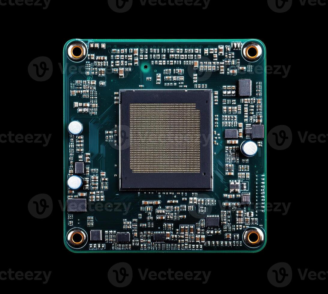 High-tech microchip circuitry for tech enthusiasts photo