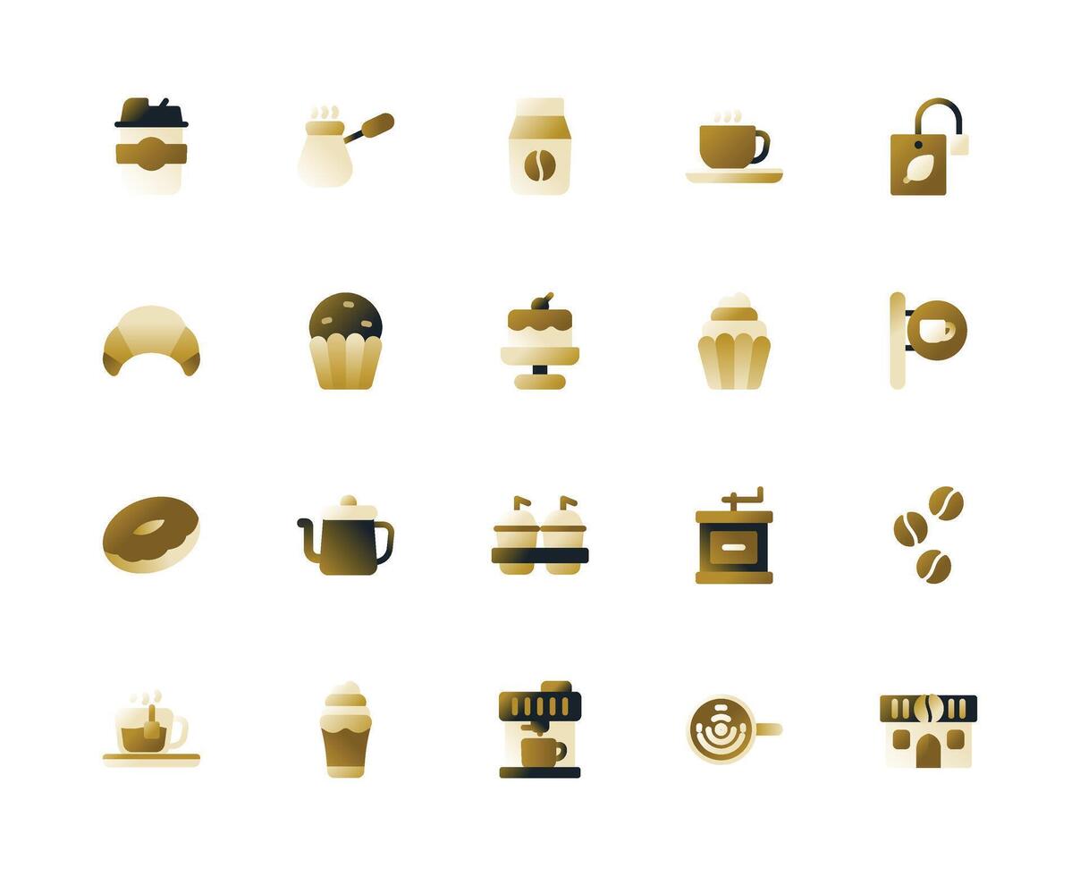 Cafe Gradient Style for Restaurant Background Requirement. vector
