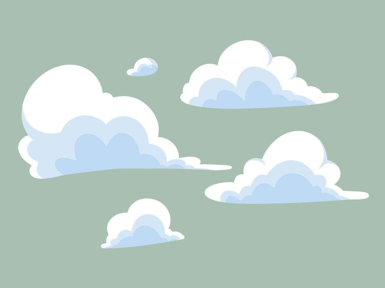 Clouds in the Sky vector