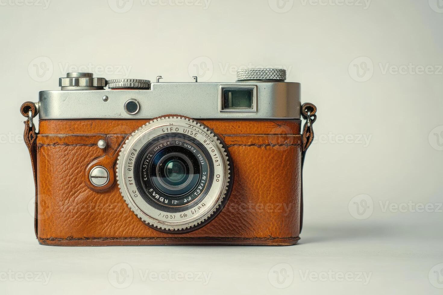 Vintage analog camera showing beauty of old technology photo