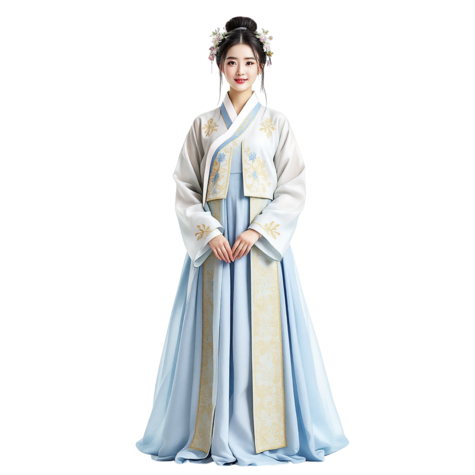 Chinese traditional hanfu dress png