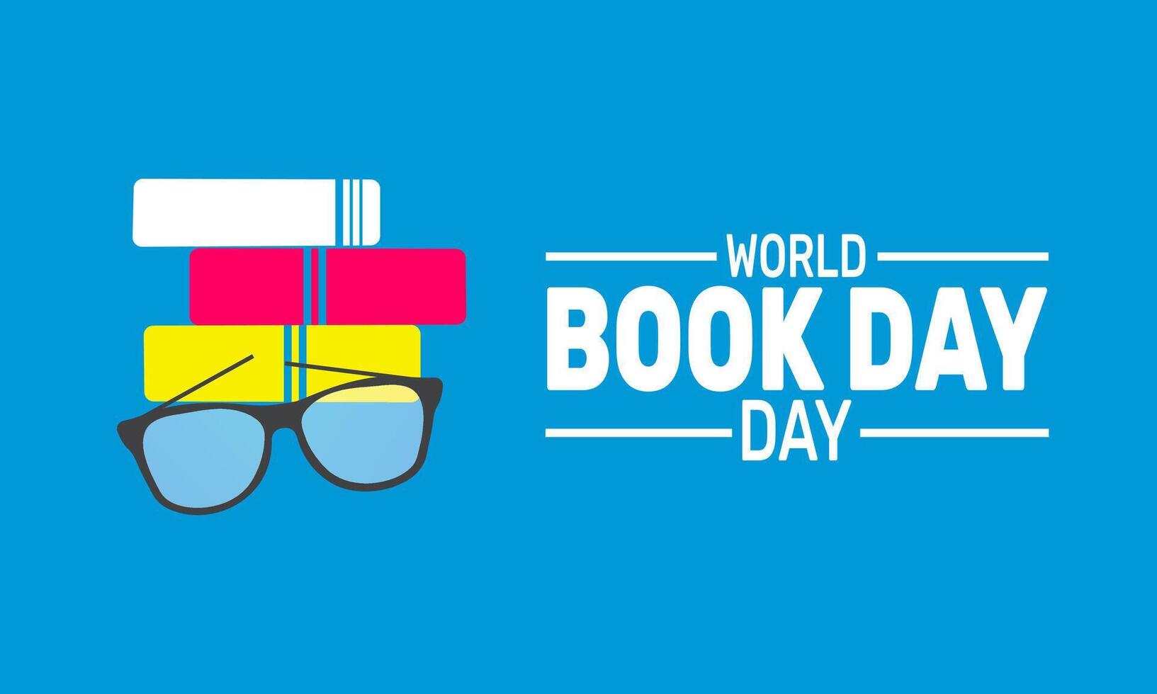 Celebrate World Book Day by gifting a book to a child or friend Spread the love of reading today vector